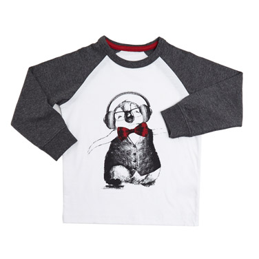 Toddler Graphic Raglan Top